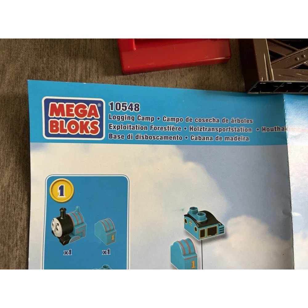 Mega Bloks Thomas & Friends Logging Camp 34 Pc Set Block Duplo Lego Build Train